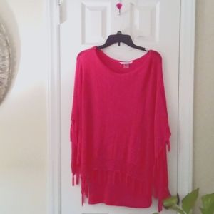 NYGARD Hot Pink Shaw Layered Top
